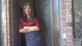 Stepmom Katherine spanks rebellious stepson & reads him the riot act - MP4