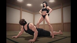 Mixed Wrestling Confessions #77B: My Dominating Dojo Beatdown (Animated)