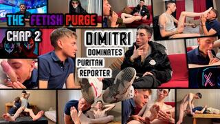 The Purge 2: Dimitri Sodomizes a puritan reporter with his huge salty feet and delicious cock