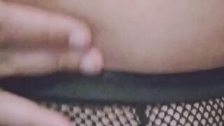 Smoking cigarette at night and drinking while i rub my belly so hot