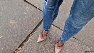 stolen High Heel Pantyhose get dirty HD wmv 1920x1080