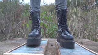 Dr Martens Jadon Boots destroy artwork