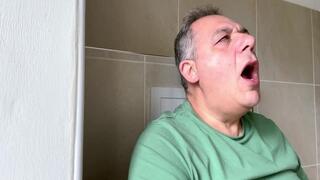 George Rex masturbating in private