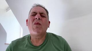 George Rex standing masturbation