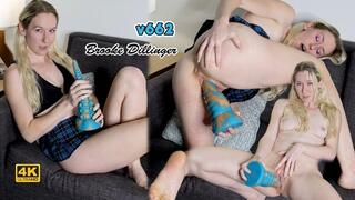 v662 SchoolGirl Orgasms on New Toy