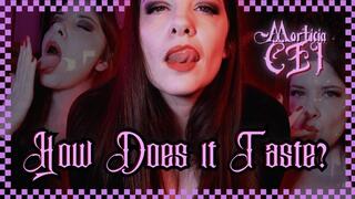 How Does It Taste CEI with Morticia Addams