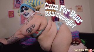 Cum For Your BBW Clowngirl (JOI) - MP4