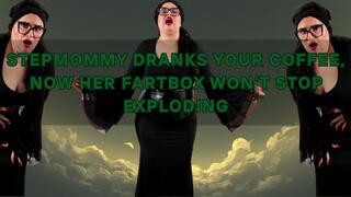 Stepmommy dranks your coffee, now her fartbox won’t stop exploding wmv
