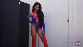 Tiny Truck SQUISHED Under My Red Leather Boots Car Crush Fetish Fun Viva Athena Stomps & Squishes for You