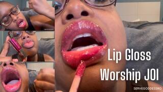 Sensual Lip Gloss Worship JOI - Royal Ro ebony lips jerk off instruction hd mp4 1080p