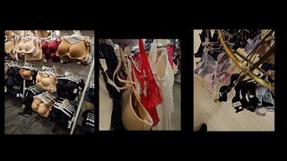 ASMR BRA SAFARI w Some Sneezes while in the Lingerie Dept