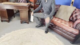 Student Disciplined by Mr J: Hard Over-the-Knee Spanking