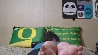 Watch my wide soles JOI