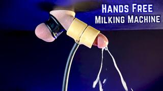 Balls Drained Hands Free With Venus 2000 Cock Milking Machine
