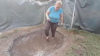 Yoga and Sensual Mud Play
