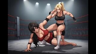 Female Wrestling Confessions #16B: My Fiercest Ring Battle Yet (Animated)