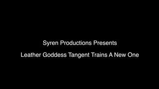Leather Goddess Tangent Trains A New One (1080p)