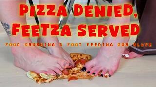 Pizza Denied, Feetza Served – Food Crushing & Foot Worship