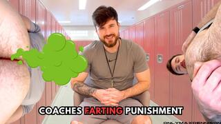 COACHES FARTING PUNISHMENT