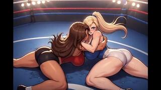 Female Wrestling Confessions #67B: A Wrestler's Secret Desire Unleashed (Animated)