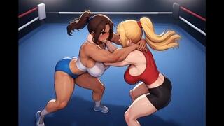 Female Wrestling Confessions #72B: Confessions of a Seductive Grapple (Animated)