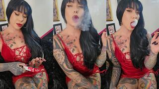 You can't quit smoking to exercise! Your chainsmoking Godesss is here to make sure of it -Kinkerbell23