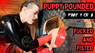 Puppy Pounded - Part 1 of 2 - Strapon Fucked and Fisted by Vivienne l'Amour