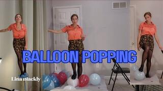 MILF Balloon Popping Fetish Femdom