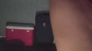 Smoking cigarettes and playing with a dildo with suzy