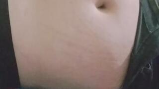 Big ball in my belly button make me look pregnant