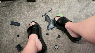 Using Your Broken Controller as a Footrest While I LiveStream