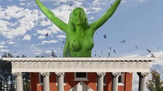 Stormy Evans: "A HULKING COURT CASE" (HD WMV)