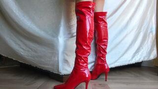 Worship Red Supergirl's Boots