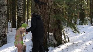 Ember Addams Winter Tree Trunk Suspension