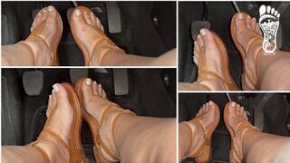 Juliette_RJ Classic Pedal Pumping - Real life Driving - FOR MOBILE DEVICES USERS - PEDAL PUMPING - BBW LEGS - REVVIG - FOOT FETISH - ARCHED FEET - DRIVING - BRAZILIAN GODDESS