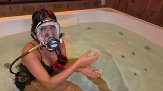 Full Face Mask JOI - UNDERWATER SCUBA JERK OFF INSTRUCTION