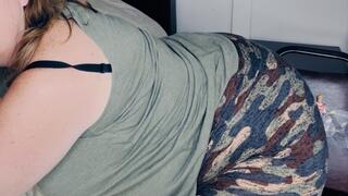 Farting Giantess SeductiveGenX Wraps Your Body with Plastic Tape Bondage, Leaving Only Your Nose Exposed to Suffer