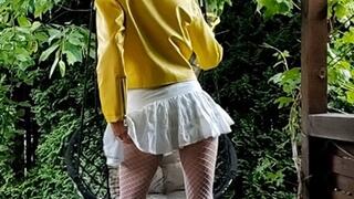 ANIA - Mega-high white heels