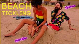Beach Tickling — Meizi Buries Me in the Sand and Enjoys My Torment | HD 720p | Tickling - Bondage