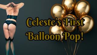 Celeste's First Balloon Pop