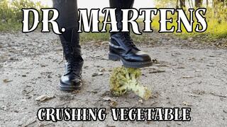 Teenboy Punk crushing a Vegetable with black Dr. Martens 1914