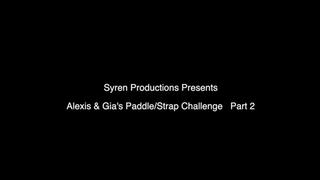 Alexis And Gia's Strap & Paddle Challenge Part 2 (720p)