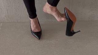 Black Heels Seduction - Dirty Soles & Desire
