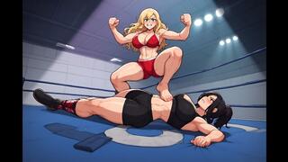 Female Wrestling Confessions #160: American Power vs European Grace