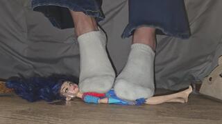 Chrissy old navy sock teasing