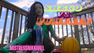 Villian vs Pumpkin