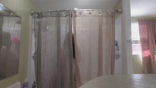 Shower after sweaty workout