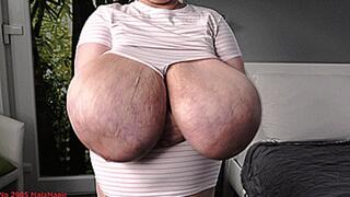 Maja meets Alice Part 244 - T-Shirt Cut with Busty Alice (Clip No 2905 - mp4 version)