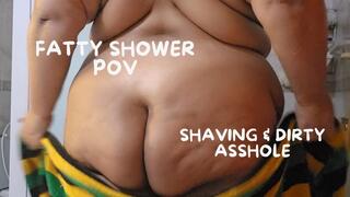 Ssbbw Shower Pov: Dirty asshole