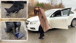 CRUSH Ellie Crush Phone in High heels